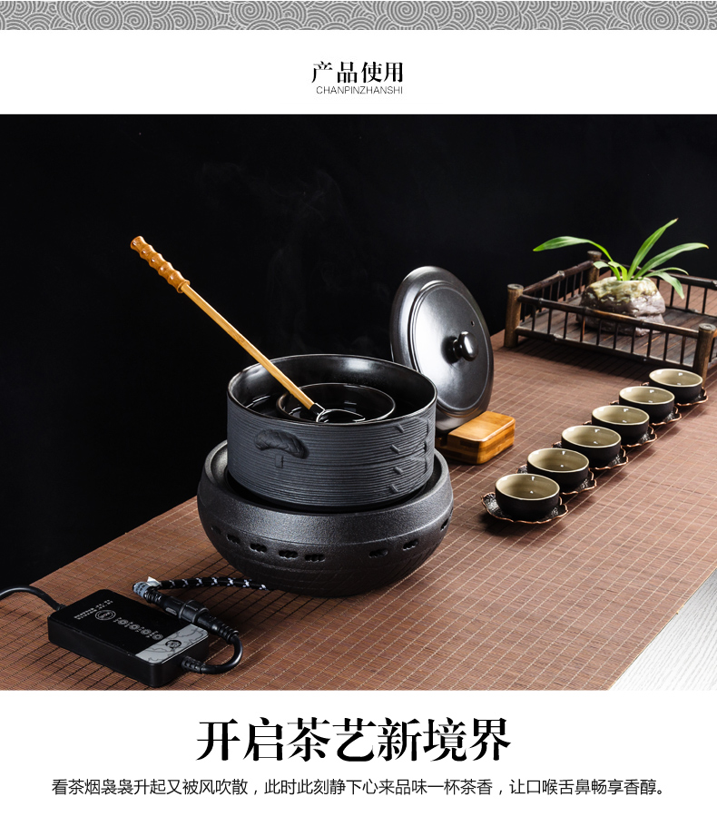 NiuRen household ceramics boiling tea ware bowl with boiling kettle black tea pu 'er automatic tea stove electric TaoLu suits for