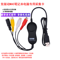 Drive-free Mac os notebook video capture card transcription VHS video tape DV tape monitoring medical imaging win