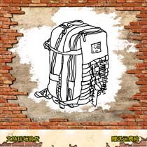 City Wild New Single Shoulder Package Outdoor OperationTactical CS Entertainment Travel Flame Retardant Desert Pack