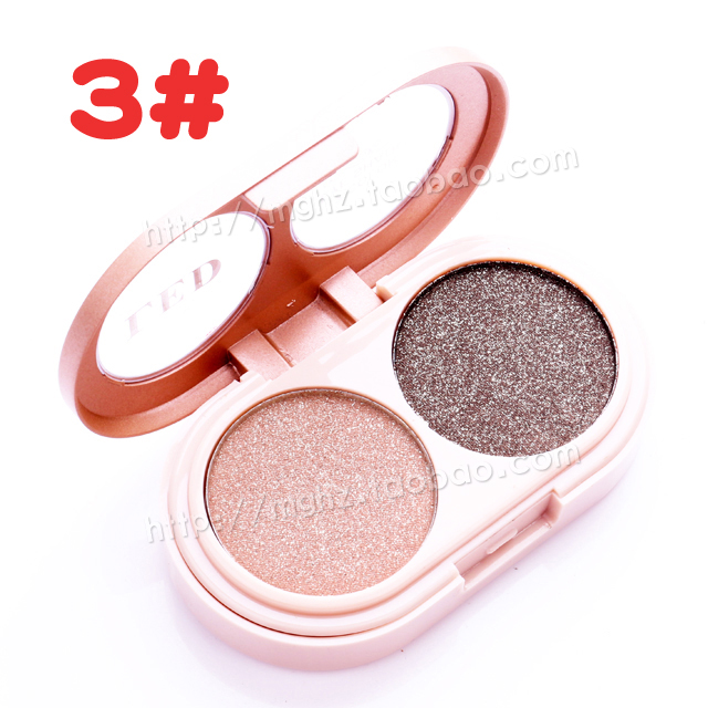 Bảng phấn mắt LED trang điểm sáng bóng trang điểm nude chính hãng kim cương phấn mắt hai màu cà phê một lõi vào cuối màu đất Hàn Quốc bảng mắt clio pro eye palette