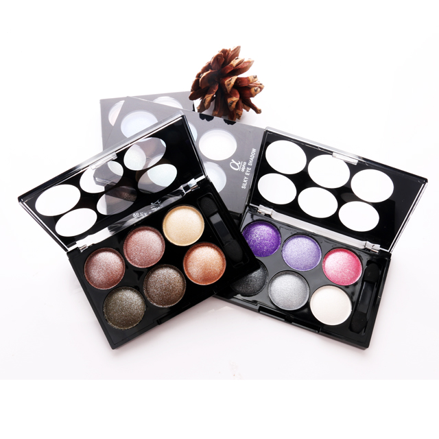 Alpha 6 màu lụa satin sáng bóng quyến rũ phấn mắt màu nâu khói xám đen tím mắt to màu đất cổ tích bảng mắt tarte