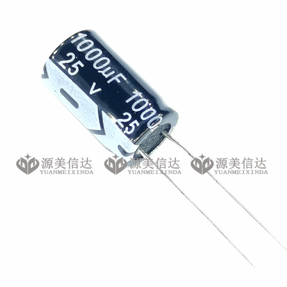 25V1000UF specifications 10 * 17mm 10X17 volume aluminium electrolytic capacitor straight inserts