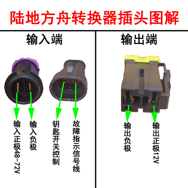 Land Ark Electric Vehicle Car Converter New Energy Four-Wheel Electric Vehicle Transformer Dc Converter 600W