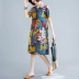 Váy cotton và vải lanh nữ 2019 mới mùa hè đầm giản dị Thịt Tây Tạng lỏng lẻo đắt tiền - Sản phẩm HOT đầm jean Sản phẩm HOT