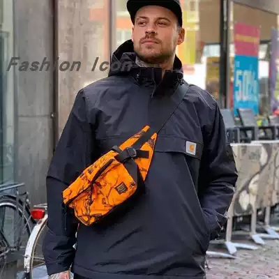 Carhart carhartt Europe and America Tide brand tooling outdoor running bag leisure messenger bag men and women sports running bag chest bag