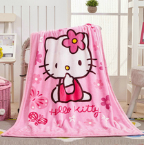 Cute Doraemon flannel nap blanket coral velvet blanket quilt office air conditioning lunch blanket