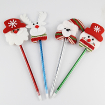 Christmas Decorations Christmas Children Pens Creativity Gift Pens Seniors Snowman Children Gift Pens Style Random Hair