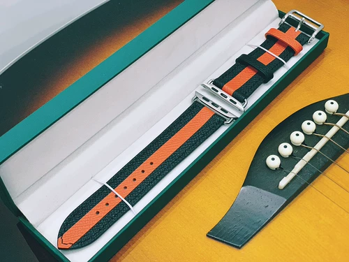 Apple, ремешок для часов ручной работы, механические механические часы, из натуральной кожи