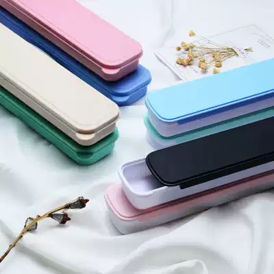 IRONX tableware box Student plastic empty box for chopsticks Baby take-away spoon Household portable storage