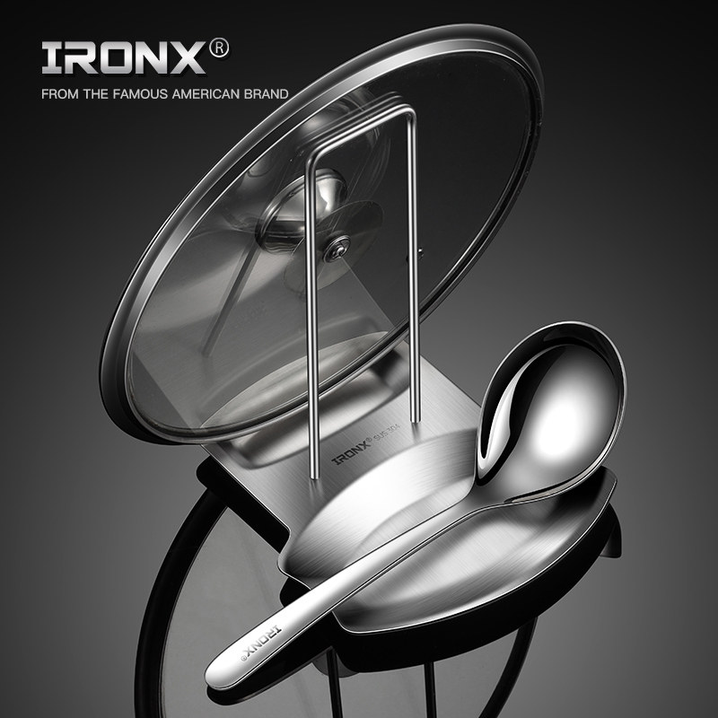 ironx pot cover rack 304 stainless steel spoon holder kitchen countertop cutting board rack kitchen utensils spoon rack
