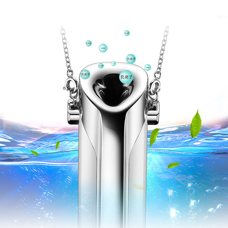 Portable hanging neck air purifier in addition to formaldehyde PM2 5 negative ion air purifier portable small