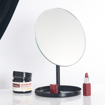 Nordic in Rotating Makeup Mirror Desktop Dressing Mirror Student Jewelry for Cosmetics Small Mirror