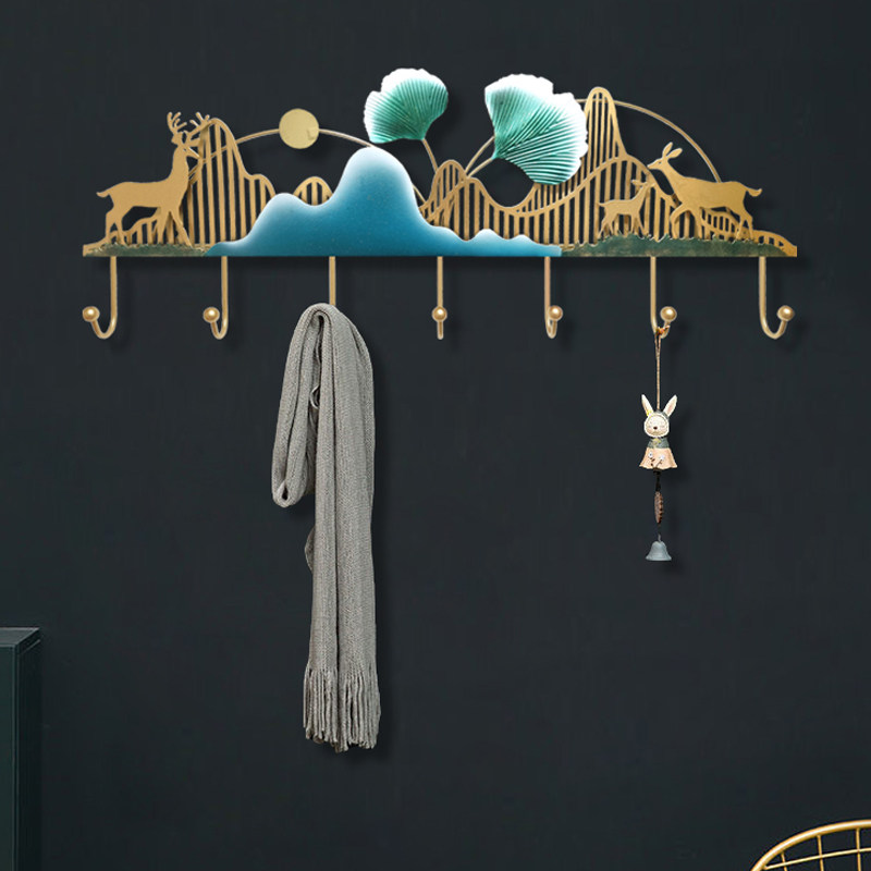 Nordic Wind Creative Doors Rear Cloak Hood Hook Hyun Guan Decoration Art Hooks Personality Hanging Clothing Hook Fashion Entrance Hook