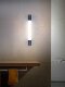 Nordic Simple Modern Stainless Steel Line Wall Lamp Living Room Bedroom Hall Corridor Aisle Background Wall Linear Lighting Fixtures