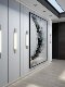 Nordic Simple Modern Stainless Steel Line Wall Lamp Living Room Bedroom Hall Corridor Aisle Background Wall Linear Lighting Fixtures