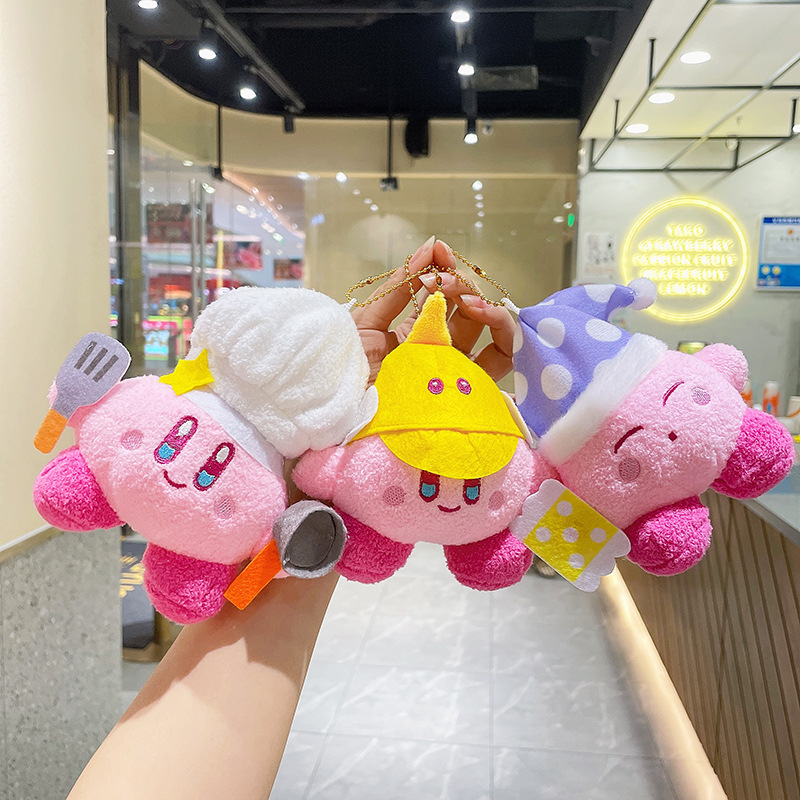 Tiktok Trending Recommendation Amazon Kirby Plush Toy Keychain Premium Chicken-Catching Doll New Product