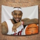 NBA LeBron James Nền vải Hiệp sĩ Hoàng đế nhỏ Poster Nhà vô địch Lakers Zhan Huang Hang LBJ Tapestry thảm trang trí