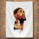 NBA LeBron James Nền vải Hiệp sĩ Hoàng đế nhỏ Poster Nhà vô địch Lakers Zhan Huang Hang LBJ Tapestry