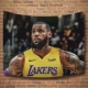 NBA LeBron James Nền vải Hiệp sĩ Hoàng đế nhỏ Poster Nhà vô địch Lakers Zhan Huang Hang LBJ Tapestry