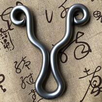 Endless line Cloud flowing water titanium alloy Numerical control thermal bending traditional slingshot 9-7 gradient Three wood sunny days 112-38