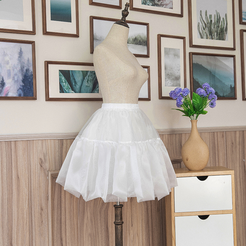Roleita Dress Support Lolita Breathable Daily Brace Without Bone Soft Yarn Jk Fluffy Dress Veil for Violent Carmen Lining Skirt