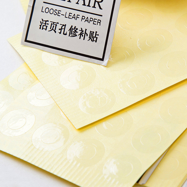 Loose-leaf hole repair transparent sticker loose-leaf book hole reinforcement repair anti-collision strip paper A5A6A7 general