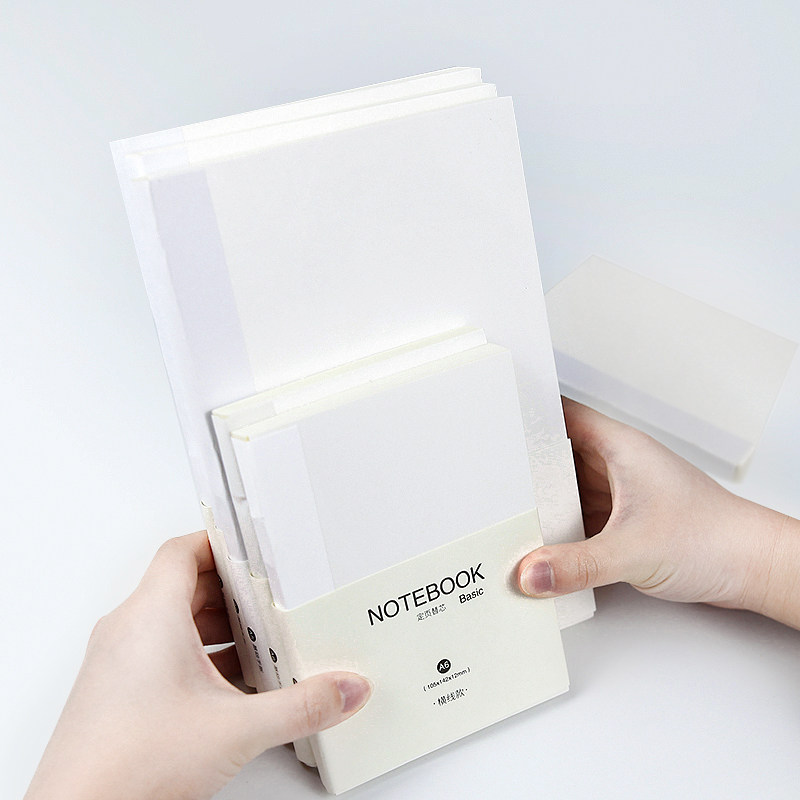 A5A6 fixed-page replacement core HOBO-style basic hand book notebook inner page bare-packed inner core square blank horizontal line