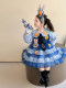 Girls' Rabbit Police Officer Lolita Princess Dress Spring and Autumn New Style Children's Judy Puff Dress Baby Birthday Dress