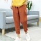 Mùa hè 2019 cotton và quần linen nữ ramie chín quần quần linen quần rộng kích thước rộng quần harem quần âu quần carrot - Quần Harem quần baggy kaki nữ