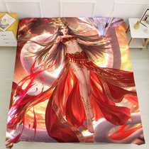 Customized Dou Po Shang Qiong sheets Medusa Yun Yun fitted sheets college dormitory sheets two-dimensional mattress protector