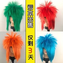 Burial love family wig non-mainstream killing Matt wig male explosion head female long straight hair net Red Live hair headgear