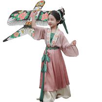 Hanfu Girls Song Dynasty Direct col to Cardiovert Original China Wind Ancient Dress Children Donater Baby Suit Spring And Summer New