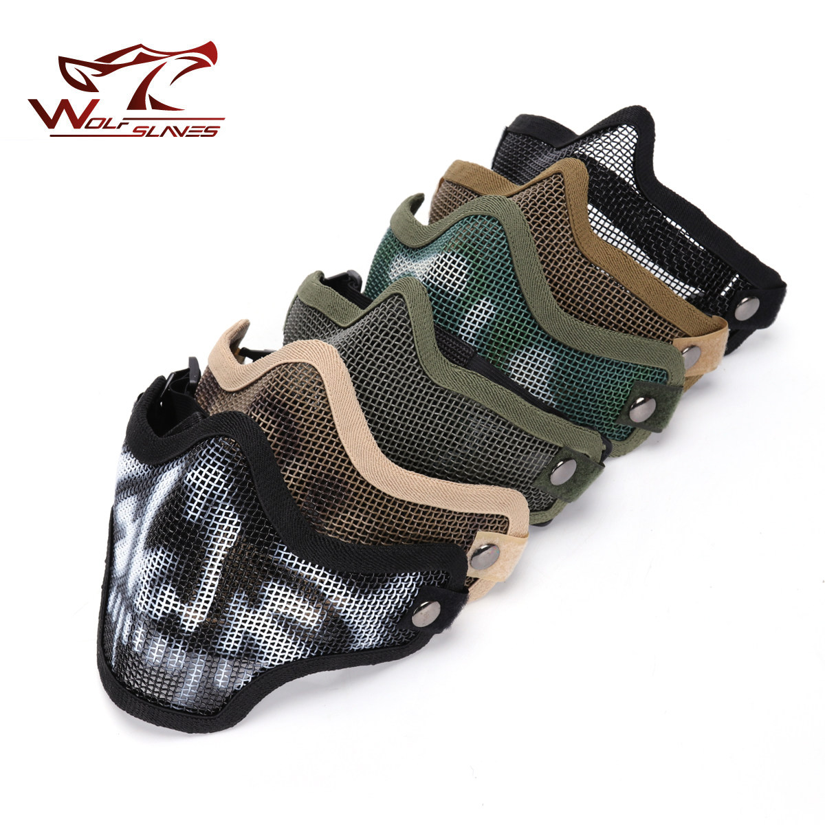 CM01 net mask 1 Generation B with improved version CM01 reinforced steel wire steel mesh half face mask