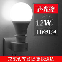 New LED sound-control small night light socket-type plug-in lamp with switch wall lamp socket plug Bedroom headboard 1