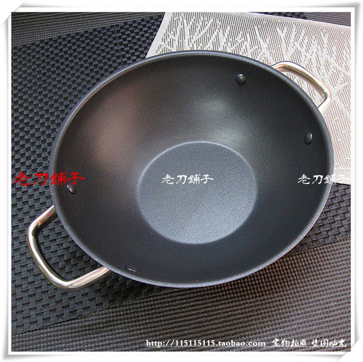 Clear goods Foreign trade Original single pot with 18 10 food grade stainless steel 28cm hot pot small frying pan without dipping into the pan