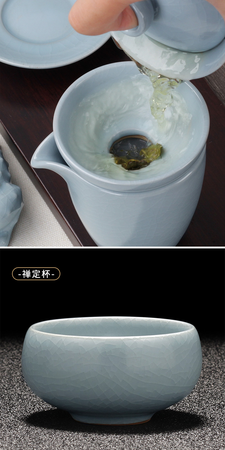 Your up cup sample tea cup large single CPU can keep ceramic master cup household kung fu tea tea elder brother up slicing