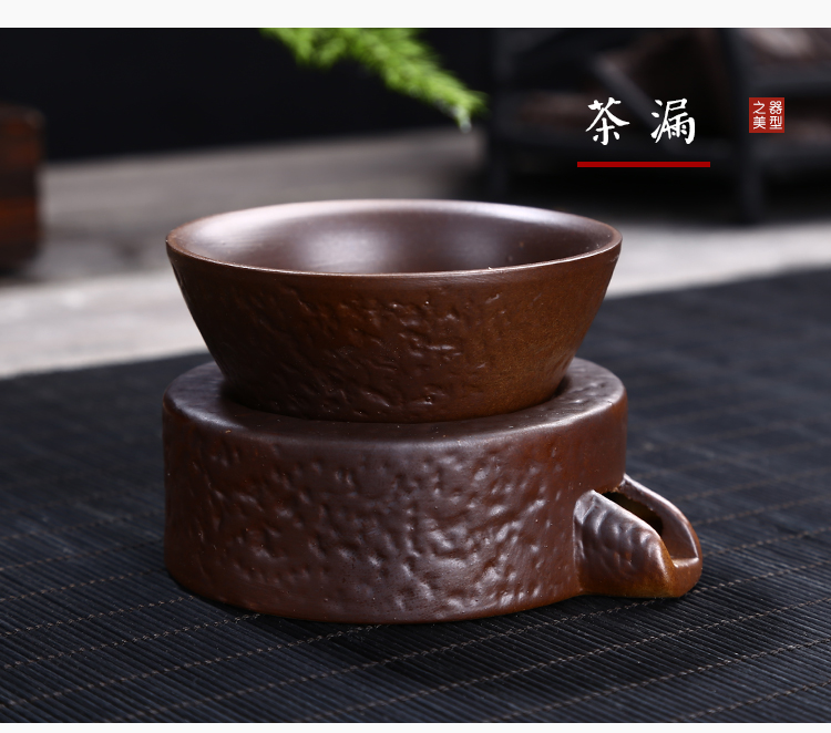 Undressed ore violet arenaceous kung fu tea sets firewood ceramic tea cup lid bowl sitting room of a complete set of the home office