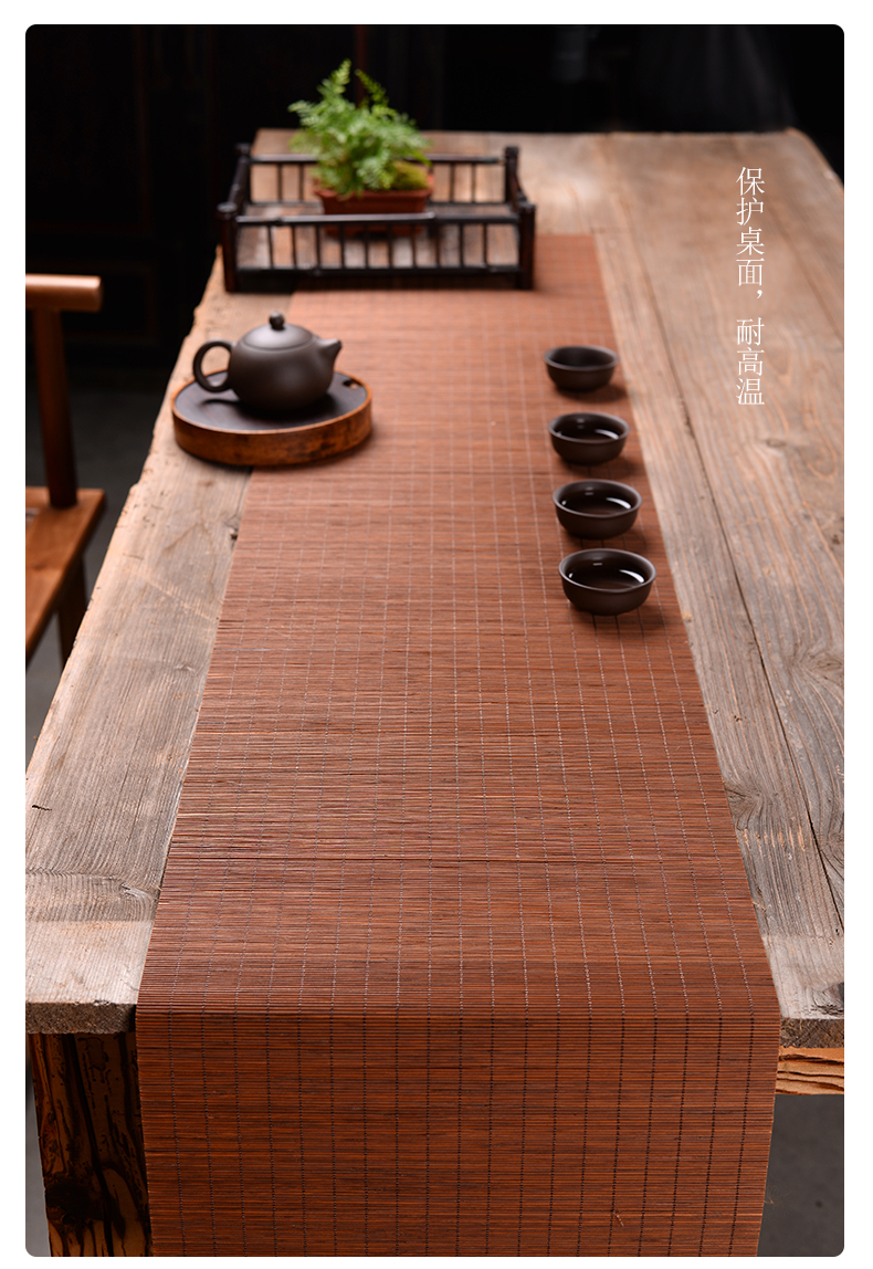 Tea accessories cloth mat mat table flag Tea Tea cloth household cloth banner zen Tea kettle as table mat