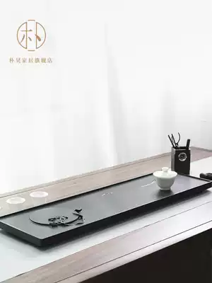 Natural Wujin Stone Tea Plate Household Whole Stone Tea Plate Stone Tea Sea Simple Creative Living Room Tea Table