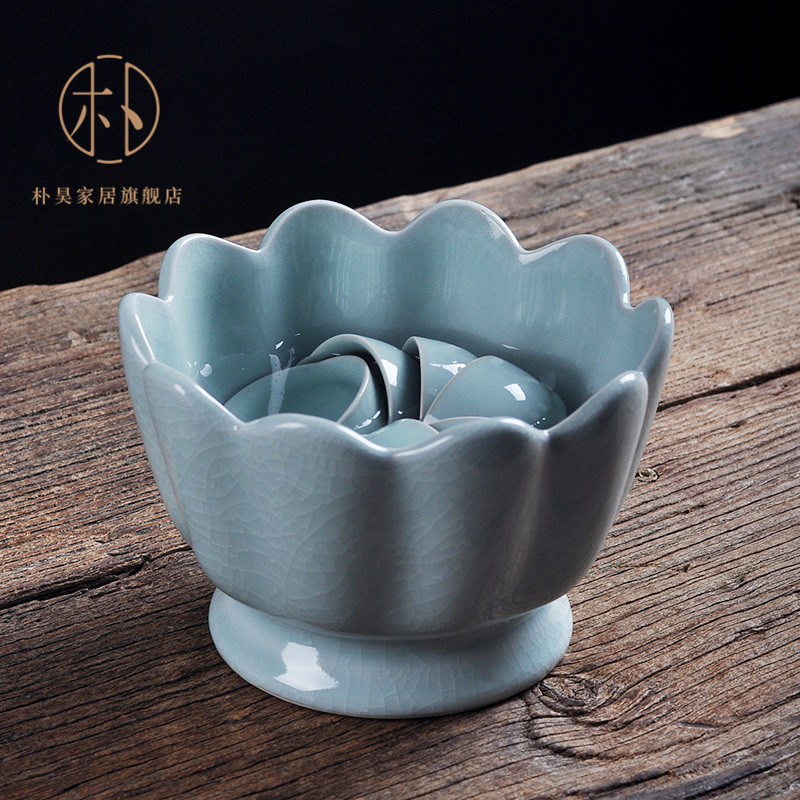 Park Hao Ru kiln tea washing and open sheet Nourishing Fu Tea With Tea Ceremony Accessories CUHK Ceramic Tea Wash