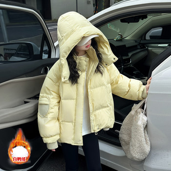 Girls' down Jacket Winter Wear 2025 New Stylish Children's Middle School Student Trendy Popular White Duck down Short Coat