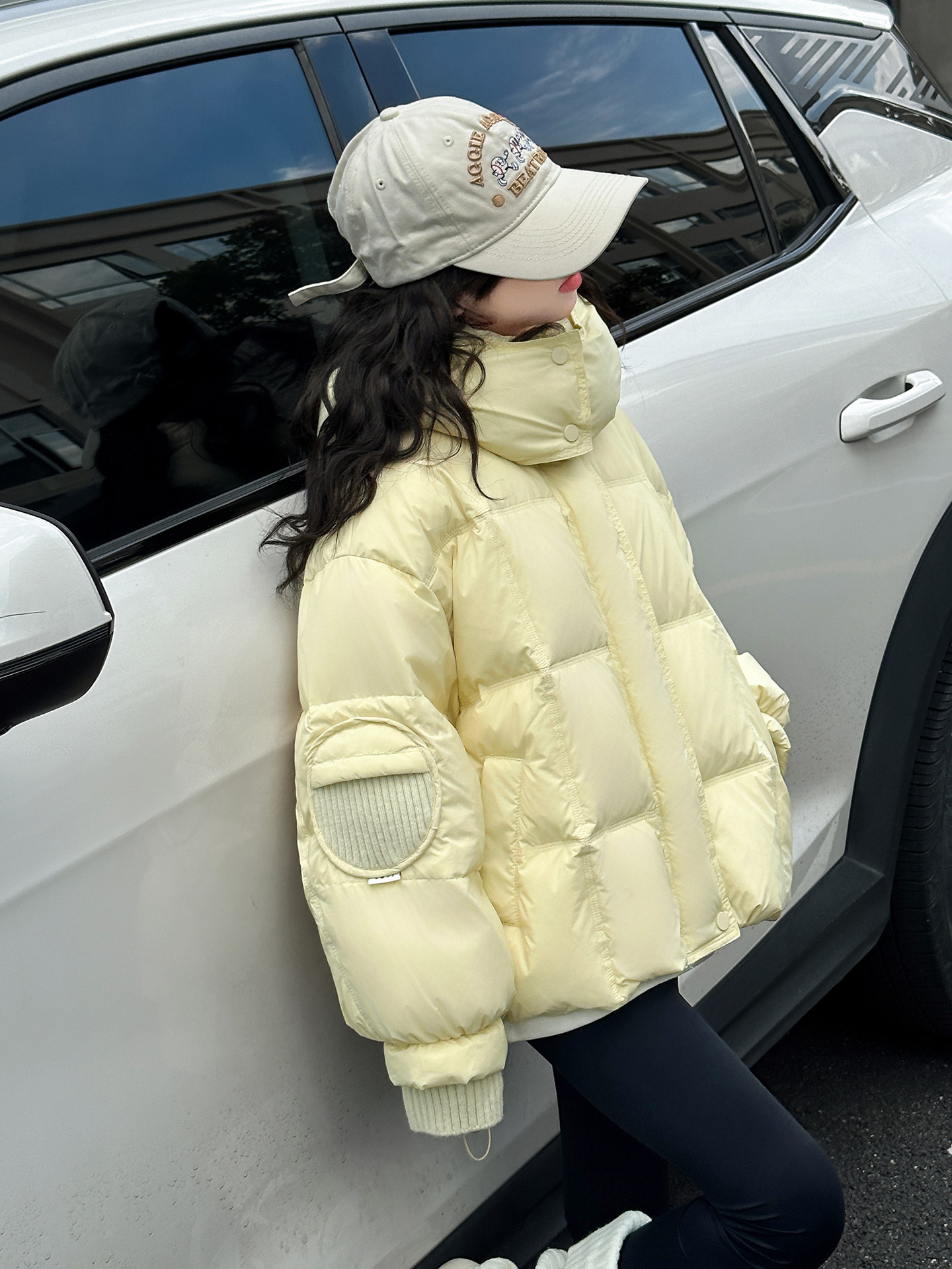 Girls' down Jacket Winter Wear 2025 New Stylish Children's Middle School Student Trendy Popular White Duck down Short Coat