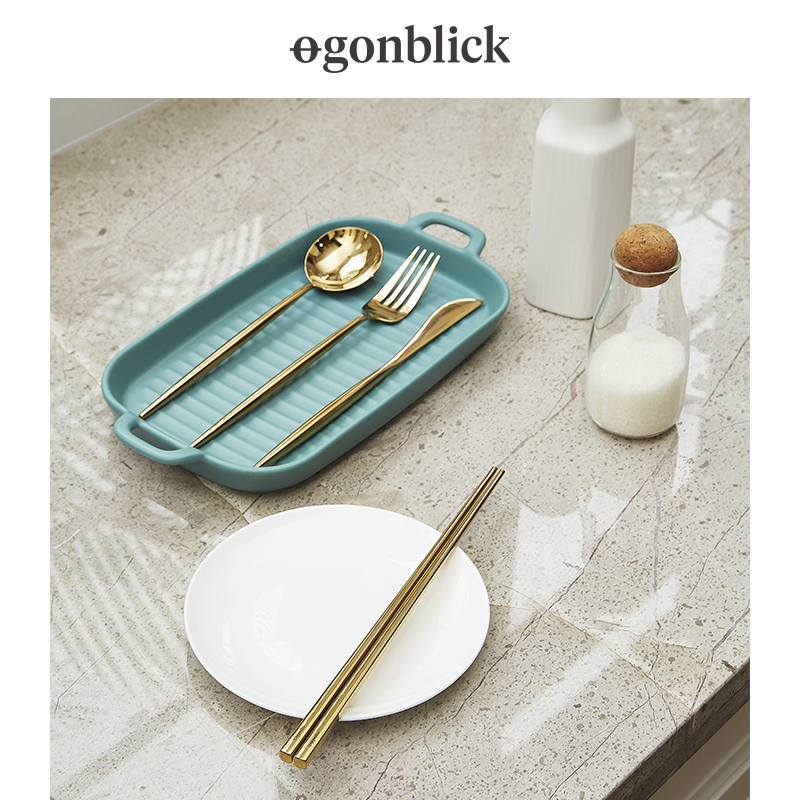 Ogonblick Nordic Moment BalKashgar Series Fork Knife Spoon Chopsticks