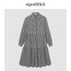 Nordic Moment Plaid Shirt Dress ການອອກແບບຂອງແມ່ຍິງ niche 2024 ດູໃບໄມ້ລົ່ນ Skirt ໃຫມ່ວ່າງແລະ versatile