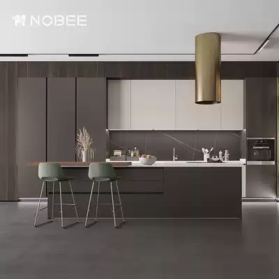 Shenzhen Hong Kong household kitchen whole cabinet custom stove whole stainless steel rock board? Modern and simple car combination