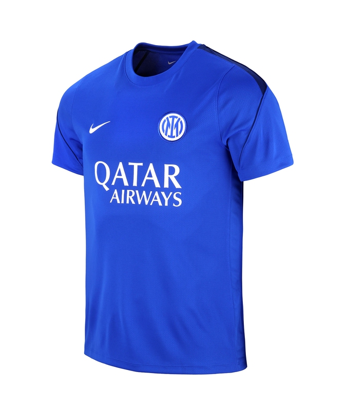 In Stock: Inter Milan 26/27 Training Short-Sleeve Shirt, Nike Training Gear, Blue Training T-Shirt, Player's Same Model