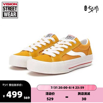 VISIONxOdd Astley Pro ginger yellow turn fur Fur Sail Fabric Shoes Low help sliding board Shoe sports casual shoes