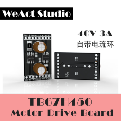 TB67H450 Motor Drive Module 2-way 3A Current closed-loop positive reversal PWM throttling ultra-L298N