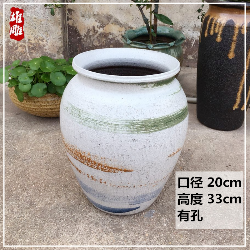 Đặc biệt cung cấp thủ công làm bằng tay nồi gốm đơn giản chậu gốm lớn cỡ lớn nhiều thịt cũ mage hoa bình - Vase / Bồn hoa & Kệ chậu hoa nhỏ