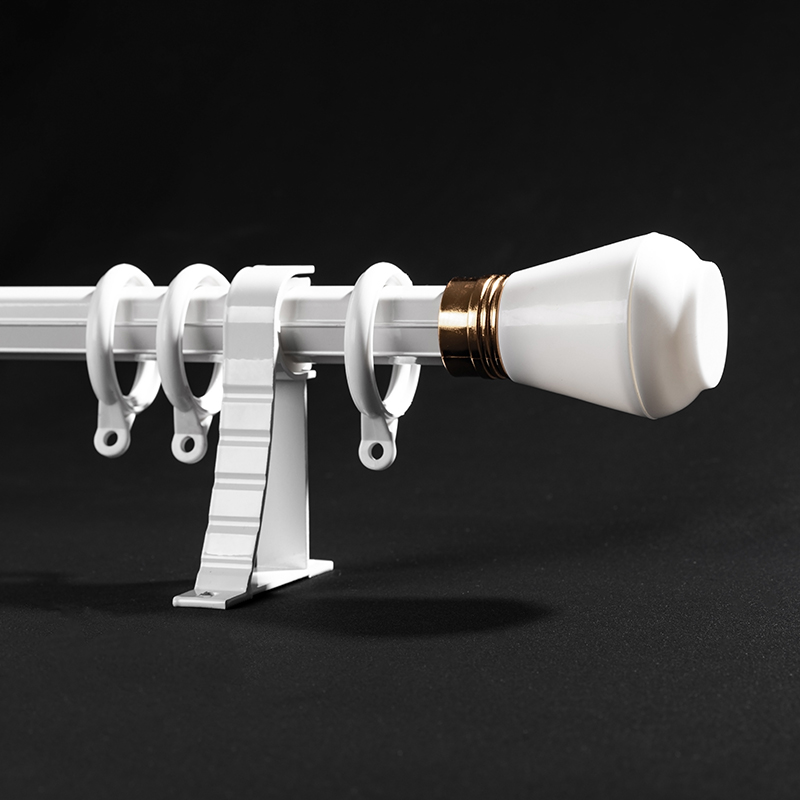 Pleasant Dorm Shade Curtains Roman Rod Lalever Bedroom Window Curtain Rod Aluminum Alloy Curtain Rail Silent Bracket Accessories